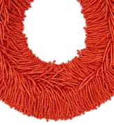 Thumbnail for your product : Vanda Jacintho - Shower Bead Embellished Necklace - Womens - Orange