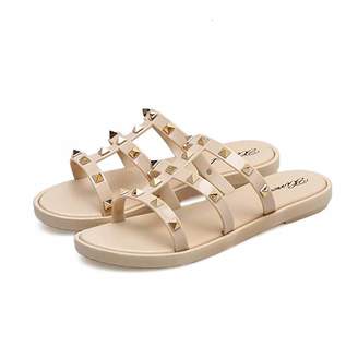 lemon strappy sandals