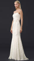 Thumbnail for your product : Theia Sweetheart Strapless Lace Gown