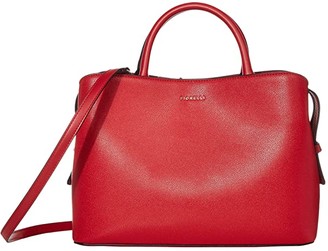 Fiorelli Bethnal Satchel (Ruby) Handbags - ShopStyle