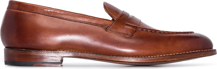 Grenson Lloyd almond toe loafers