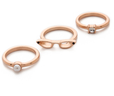 Thumbnail for your product : Adia Kibur Pearl Triple Ring Set
