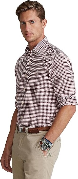 Mens Classic Fit Oxford Shirt In White