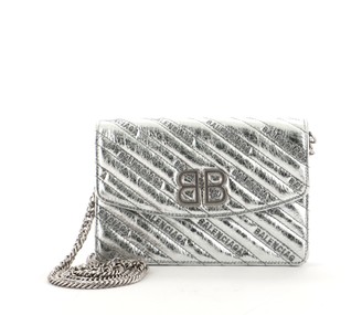 balenciaga silver purse