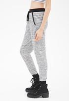 Thumbnail for your product : Forever 21 Marled Knit Joggers