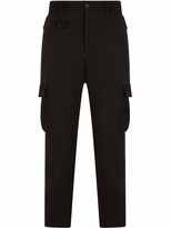 Thumbnail for your product : Dolce & Gabbana Mid-Rise Wool Cargo Trousers