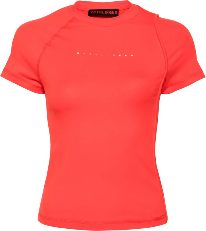 Ottolinger layered logo-print T-shirt