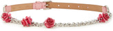 Thumbnail for your product : Dolce & Gabbana Embellished Chain And Lizard-effect Leather Belt
