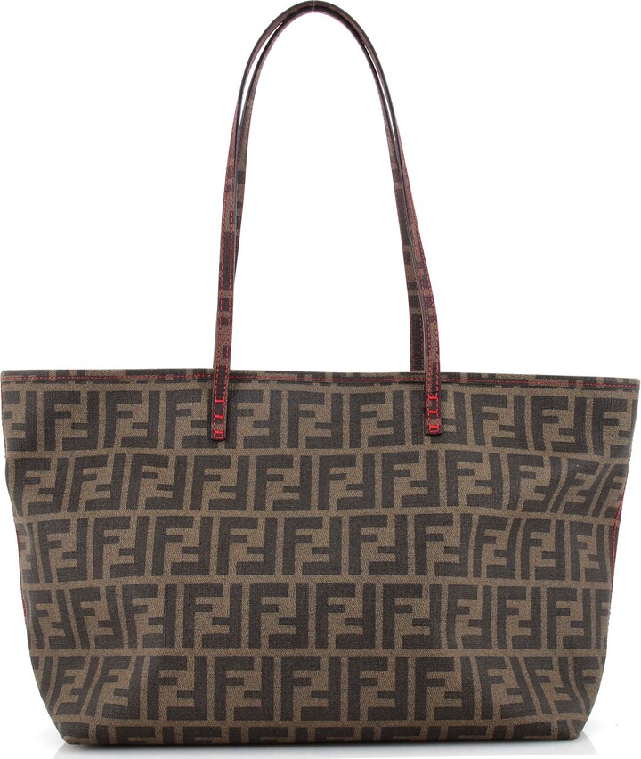 Fendi Vintage FF Handle Tote Zucca Canvas Small - ShopStyle