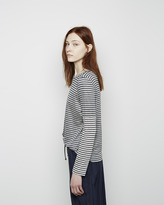 Thumbnail for your product : Organic by John Patrick striped long sleeve combo tee