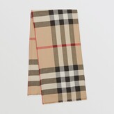 Thumbnail for your product : Burberry Reversible Check Cashmere Scarf