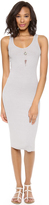 Thumbnail for your product : Enza Costa Ribbed Tank Dress