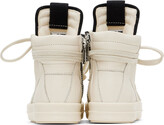 Thumbnail for your product : Rick Owens Baby Off-White Geobasket Sneakers