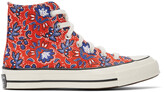 Thumbnail for your product : Converse Red Culture Prints Chuck 70 Hi Sneakers
