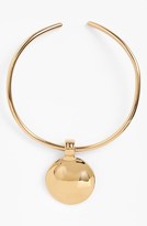 Thumbnail for your product : Simon Sebbag 'Gold Crocodile' Circle Pendant Collar Necklace