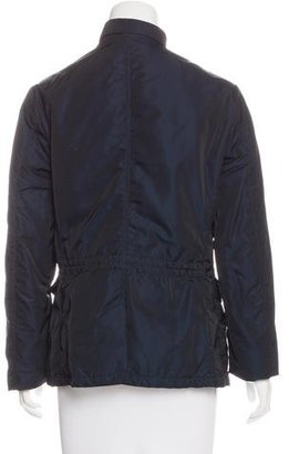 Moncler Long Sleeve Zip-Front Jacket