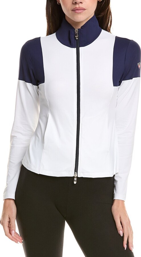 Post Card Zip Sweater Top