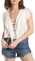 Thumbnail for your product : Show Me Your Mumu Lace-Up Blouse