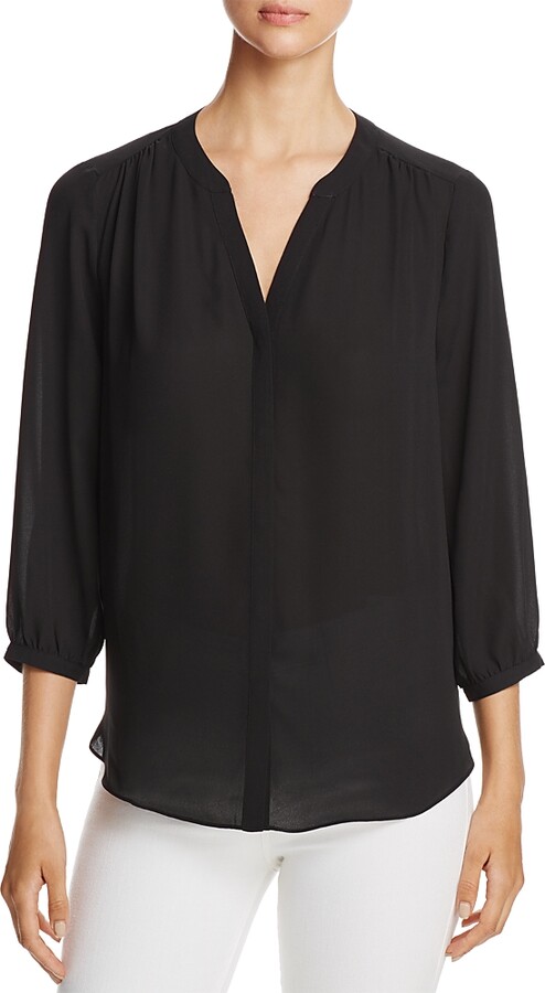 NYDJ Pintuck-Back Blouse