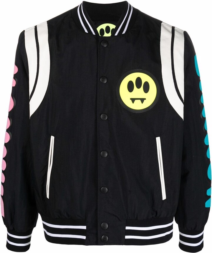 teddy bear bomber jacket black