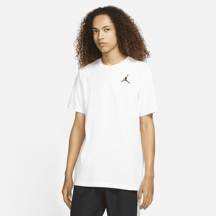 Men's Jordan Jumpman Short-Sleeve T-Shirt in White | DC7485-100