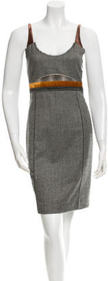 Calvin Klein Collection Wool Sleeveless Dress