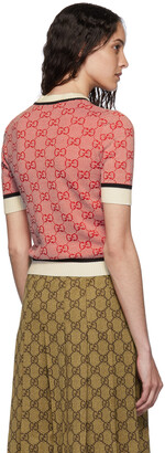 Gucci Red Knit GG Sweater