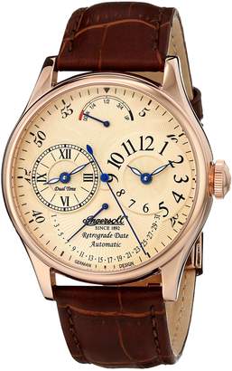 Ingersoll Men's IN3608RCR Ragtime Analog Display Automatic Self Wind Brown Watch