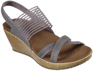 Skechers Wedge Sandals | Shop the world's largest collection of fashion |  ShopStyle UK
