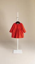 Thumbnail for your product : Burberry Ruched Detail Cotton Dress