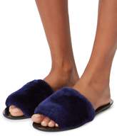 Thumbnail for your product : Loeffler Randall Isabel Slide Flat Navy Sandals