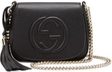Thumbnail for your product : Gucci Soho Leather Chain Crossbody Bag, Black