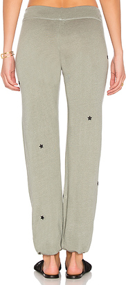 Sundry Star Patches Sweatpant in Gray