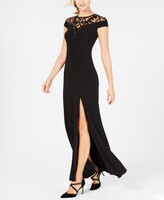 Thumbnail for your product : Adrianna Papell Adrianna Women's Papell Sequin Embellished Illusion-Lace Gown