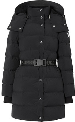burberry eppingham belted puffer jacket