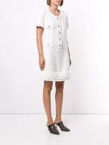 Thumbnail for your product : Edward Achour Paris lurex tweed A-line dress