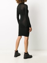 Thumbnail for your product : Heron Preston Sheer Logo Embroidered Dress