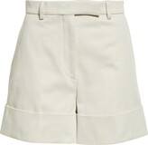 Beltloop Cotton Gabardine Sack Shorts 