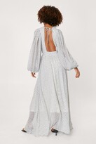 Thumbnail for your product : Nasty Gal Womens Polka Dot Open Back Maxi Dress
