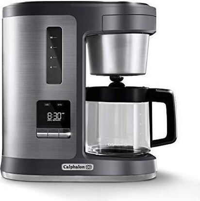 Calphalon Special Brew 10-Cup Coffee Maker, Dark Stainless Steel