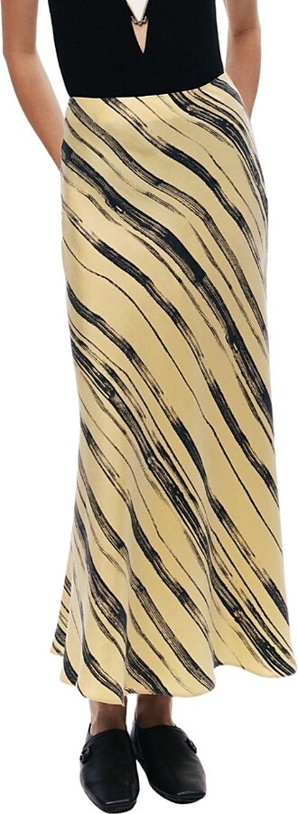 Nocturne Printed Midi Skirt