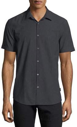 John Varvatos Slim-Fit Short-Sleeve Shirt