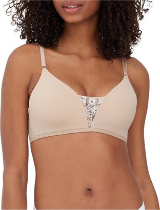 Allegra K Women's Lace Front Full Coverage Push up Underwire Cami