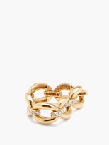 Thumbnail for your product : Nadine Aysoy - Catena Diamond & 18kt Gold Ring - Yellow Gold