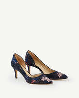 Thumbnail for your product : Ann Taylor Mari Floral Jacquard D'Orsay Pumps