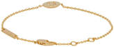 Thumbnail for your product : Marc Jacobs Gold Double J Pave Bracelet