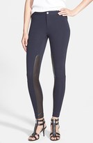 Thumbnail for your product : MICHAEL Michael Kors Faux Leather Panel Seamed Pants (Regular & Petite)