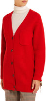 Thumbnail for your product : Chloé Oversized ribbed cashmere cardigan