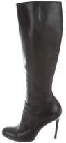 Thumbnail for your product : Christian Louboutin Round-Toe Knee-High Boots Black Round-Toe Knee-High Boots