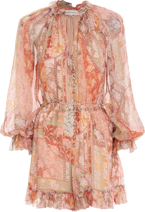 Zimmermann Kaleidoscope Flutter Playsuit ShopStyle Jumpsuits & Rompers